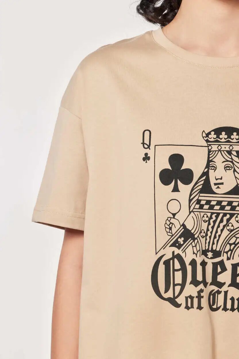 Футболка Selfie, размер S, бежевый — фото 1