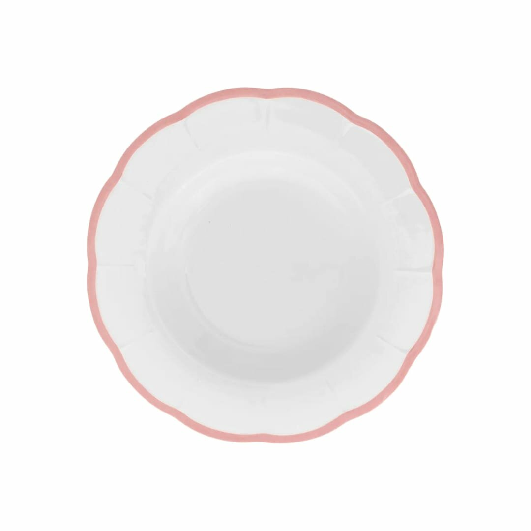 Глубокая тарелка PINK RIM 228 см Petalo bordo rosa BITOSSI HOME PET00206