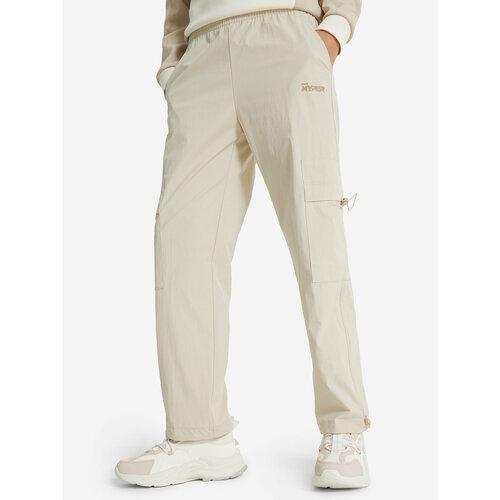фото Брюки джоггеры erke w.sports pants, размер l, бежевый