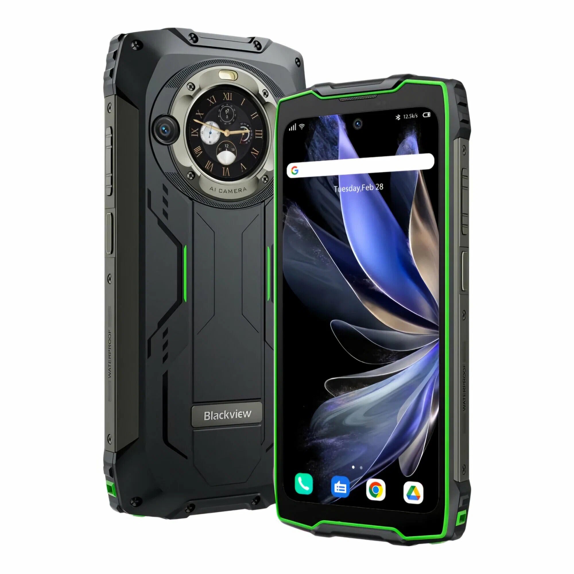 Противоударный смартфон Blackview BV9300 Pro (12+12)/256Gb, Green — фото 1