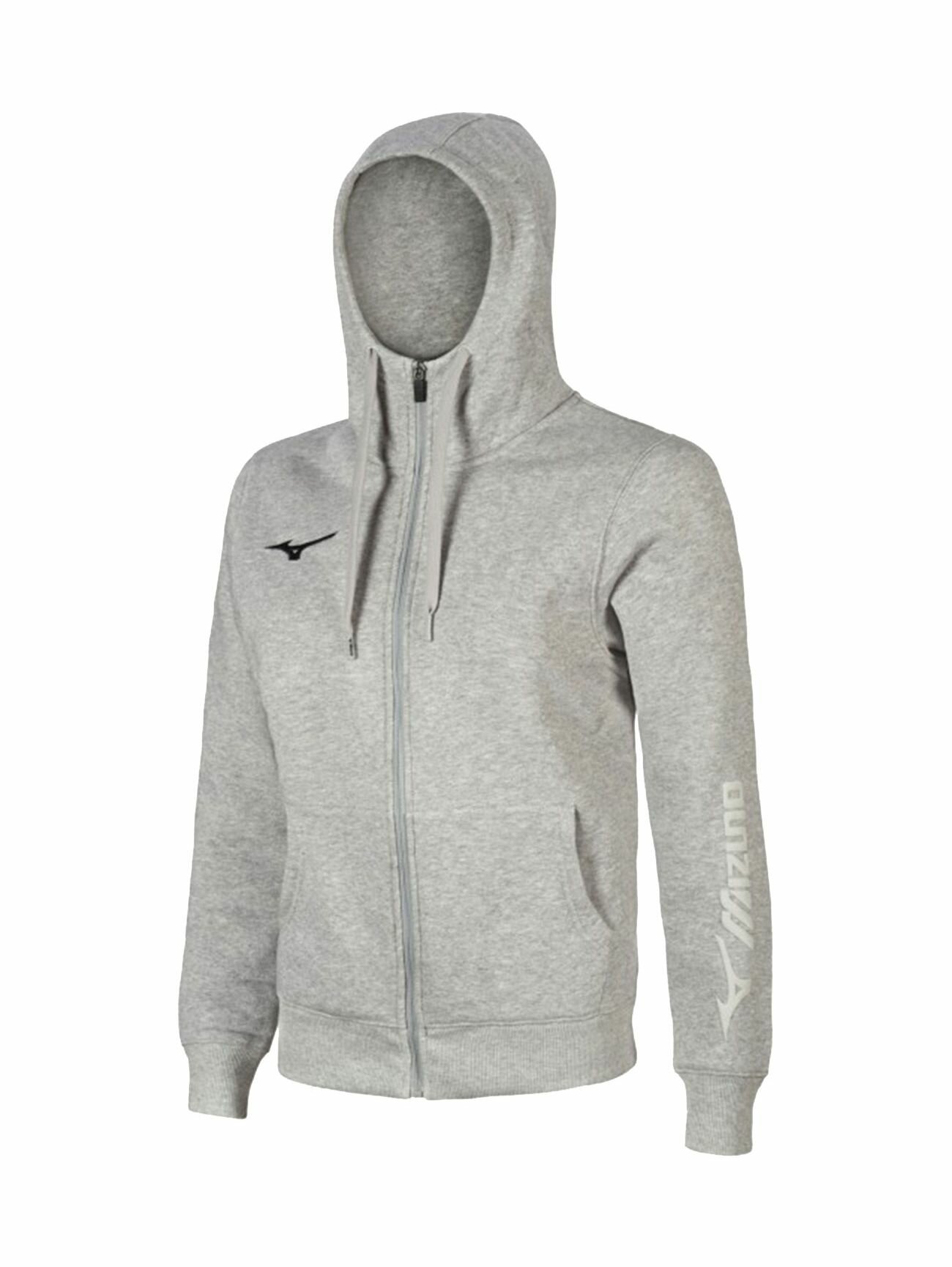 Толстовка Mizuno, размер XXL, , серый/серый