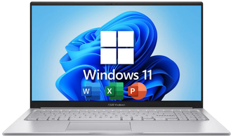 15.6" Ноутбук ASUS VivoBook 15X, Intel Core i5-120U (10 ядер), RAM 16 ГБ, SSD 512 ГБ, Intel Iris Xe Graphics , Windows 11 Pro + Office 2021 Pro Plus , Русская раскладка
