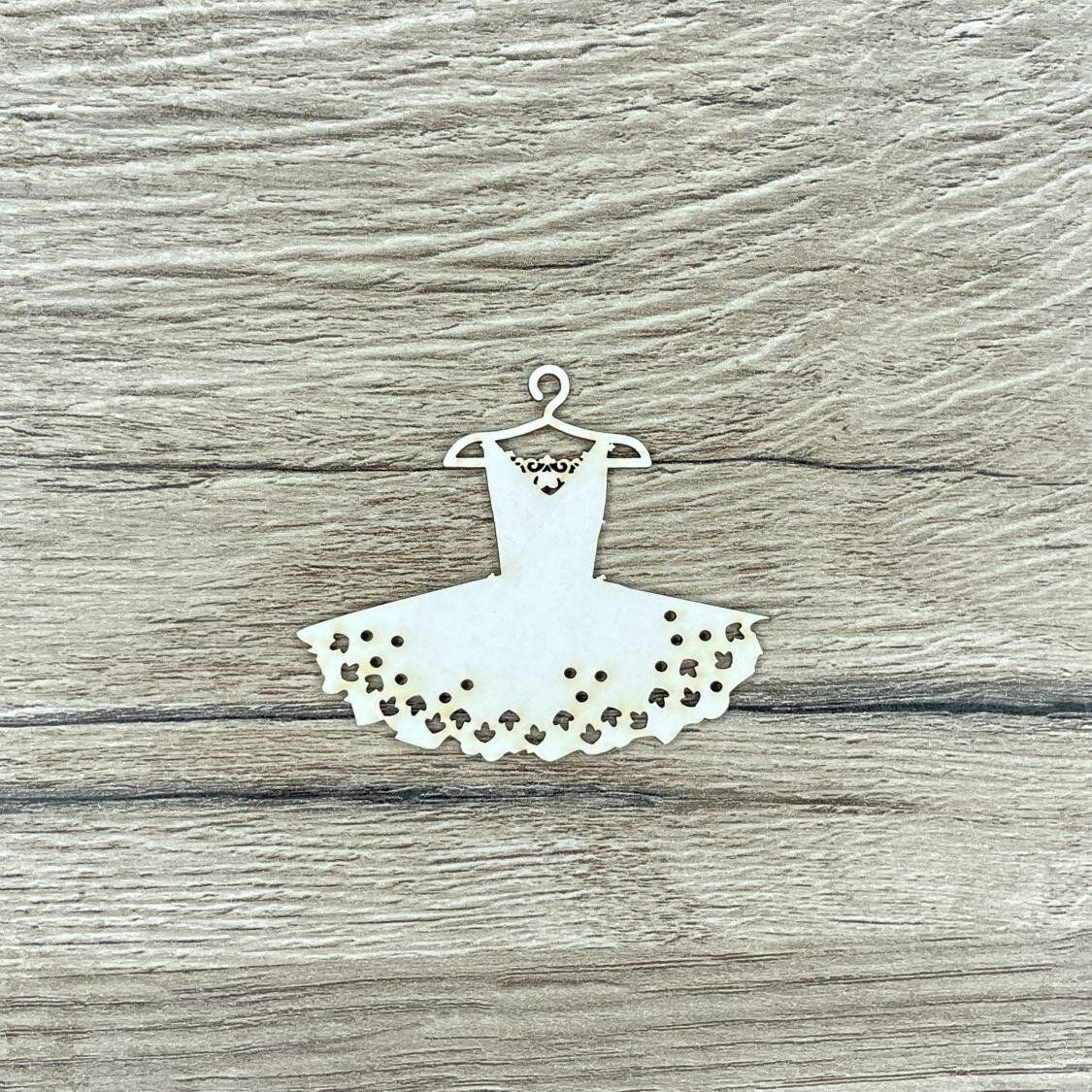 Чипборд "Платье" толщина 1,55 мм