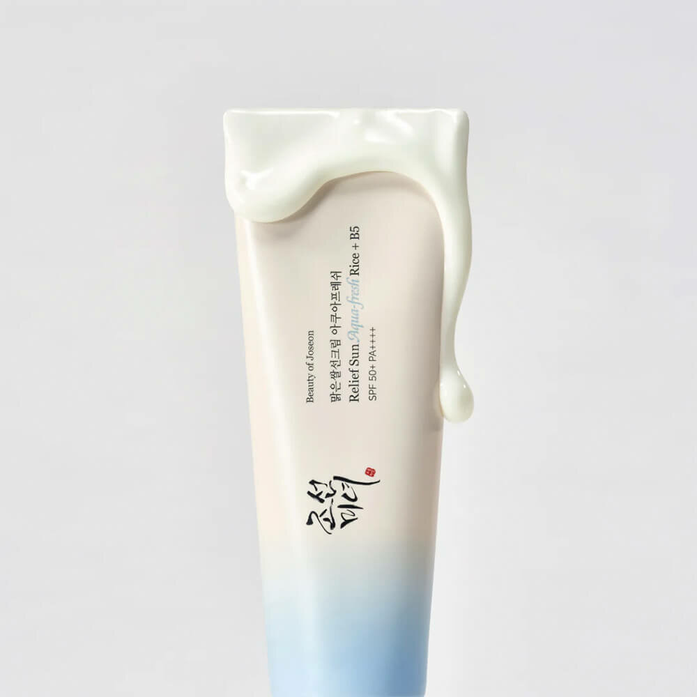 Лёгкий солнцезащитный крем с пантенолом Beauty of Joseon Relief Sun Aqua-fresh Rice+B5 SPF50+ PA++++