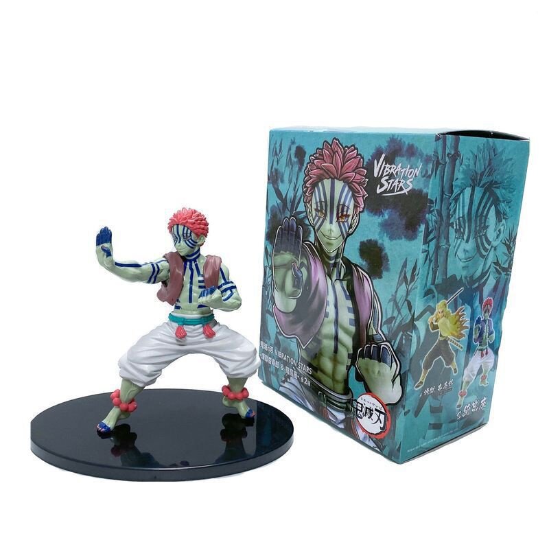 Фигурка akaza demon slayer kimetsu no yaiba pvc, для поклонников и декора