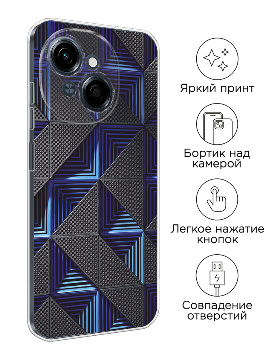 Чехол на Tecno Spark Go 1/Pop 9 / Текно Спарк Go 1/Поп 9 с принтом IBM — фото 1