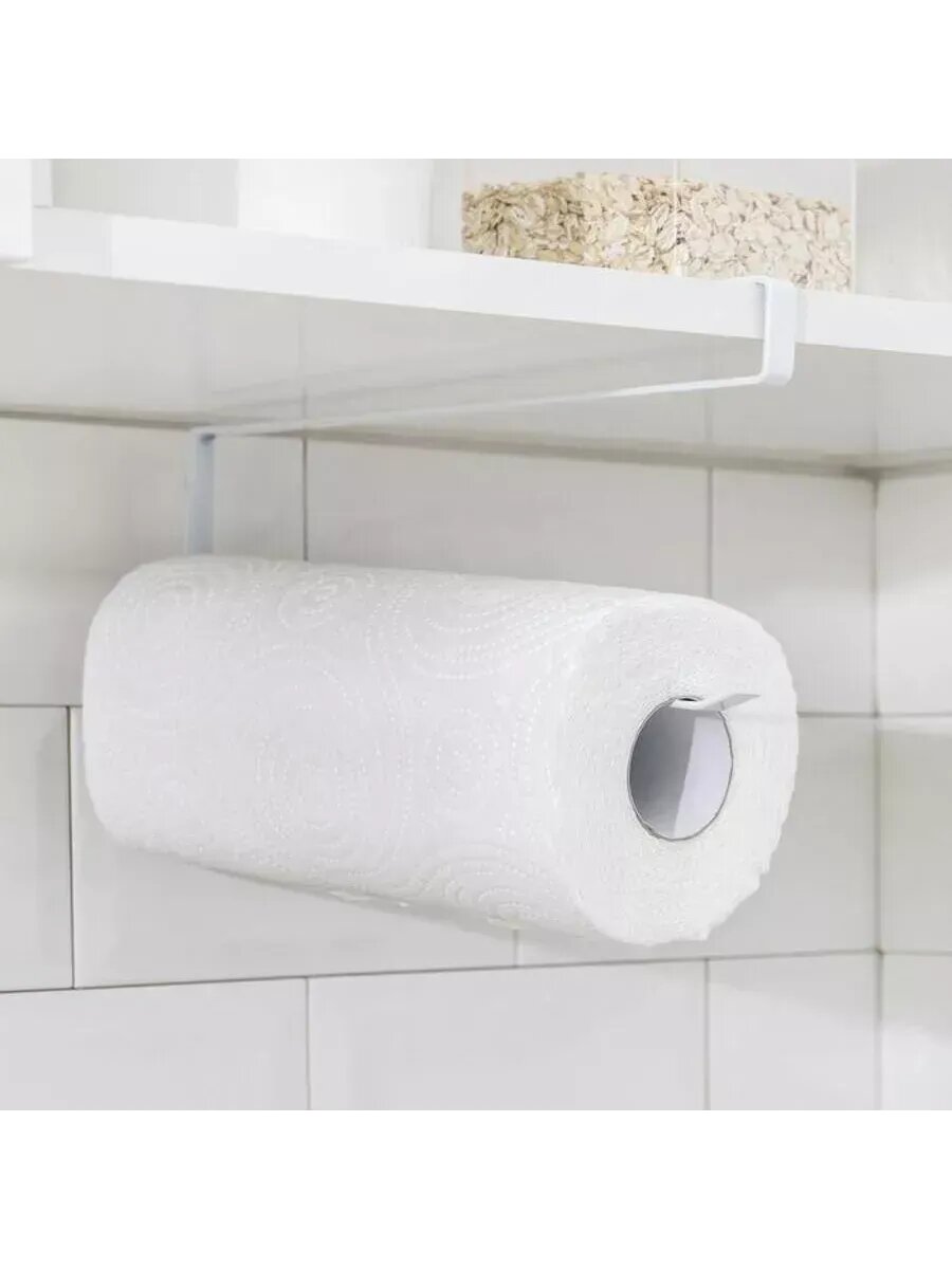 Подвесной держатель для бумажных полотенец белый