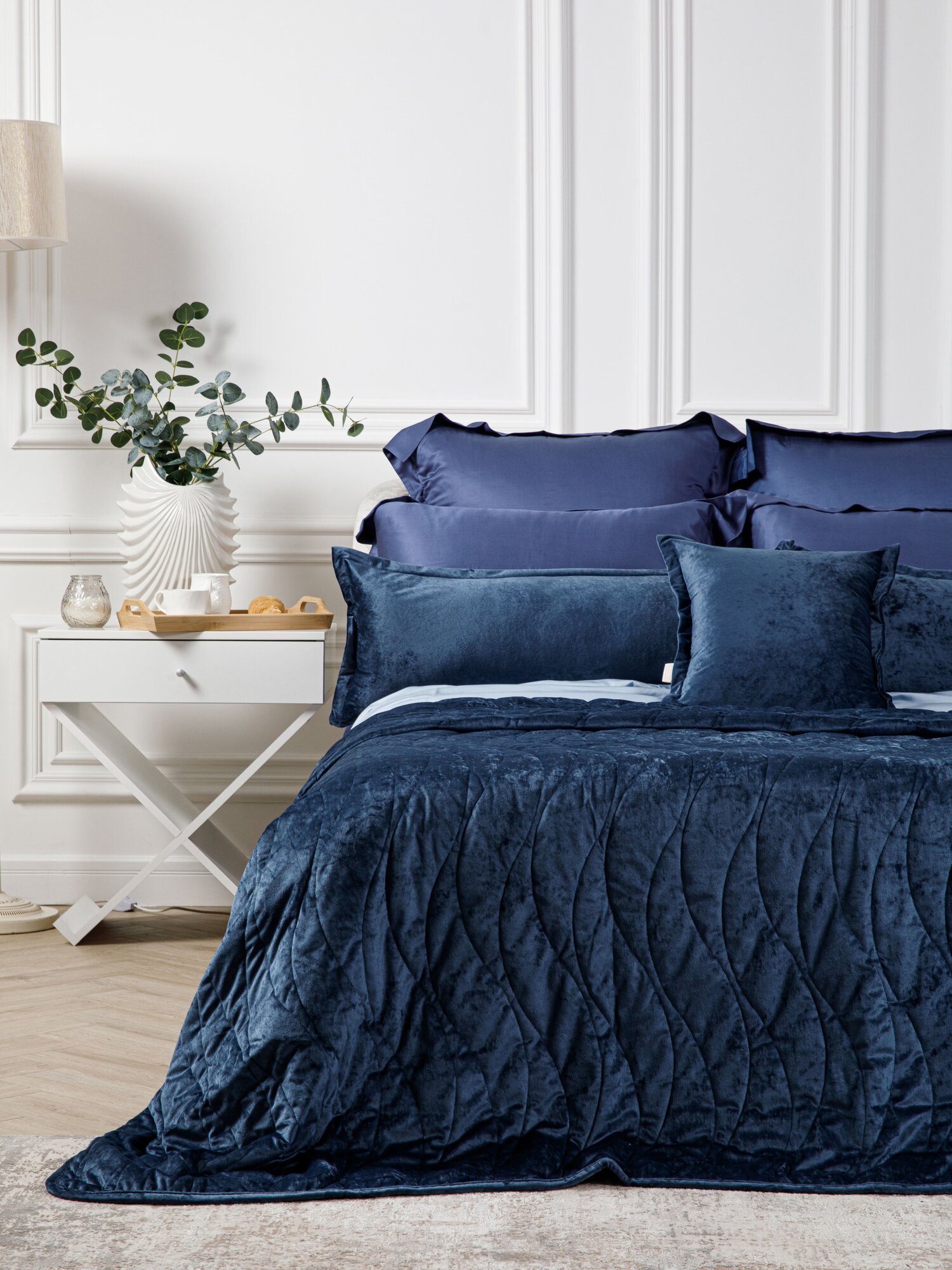 Покрывало GOLDTEX "Велюр", наполнитель "Лебяжий пух", 240x260 см