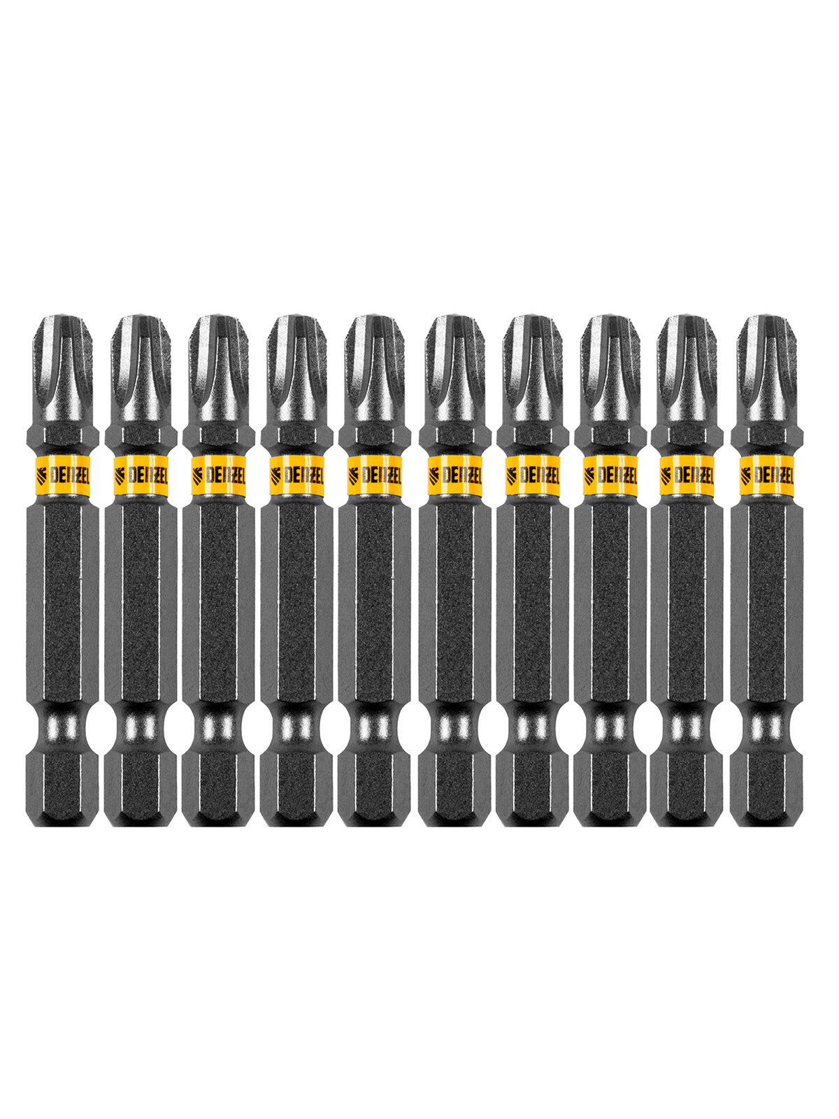 Набор бит Denzel PH3х50 сталь S2 шестигранный профиль 10 шт 11650