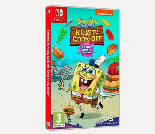Изображение товара Игра для Nintendo Switch "SpongeBob: Krusty Cook-Off", картридж, русская версия, экшн, одиночная игра
