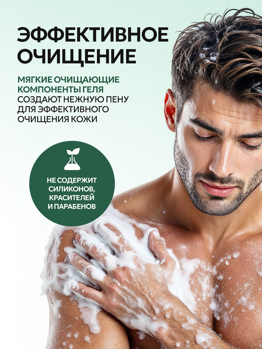 Изображение Гель для душа Nice by Septivit, мужской, парфюмированный, канистра, 5 л