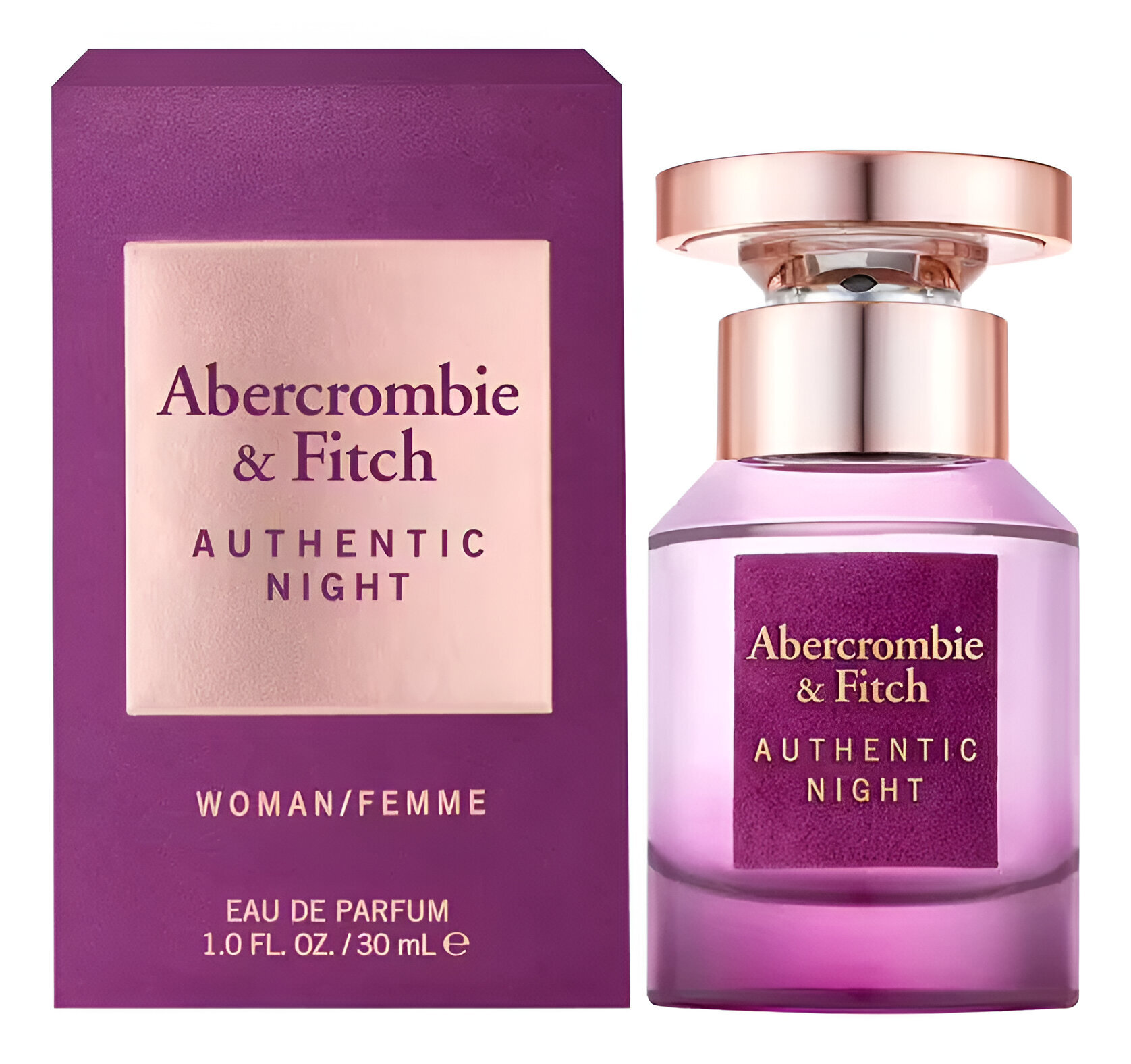 Abercrombie & Fitch Authentic Night женская парфюмерная вода 30 мл