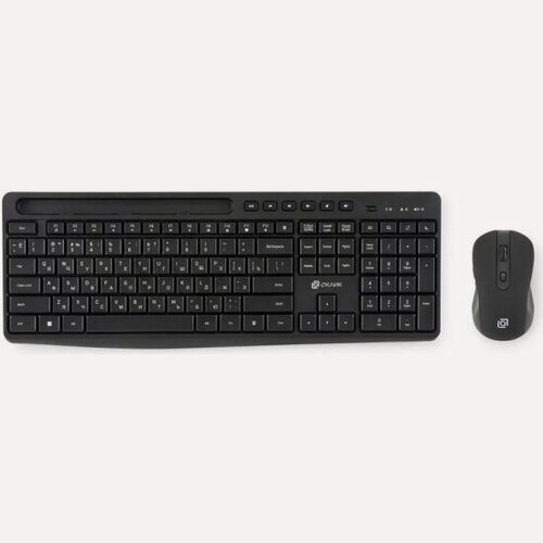 Изображение товара Клавиатура + мышь Оклик S275W клав: черный мышь: черный USB беспроводная slim Multimedia (1993113)