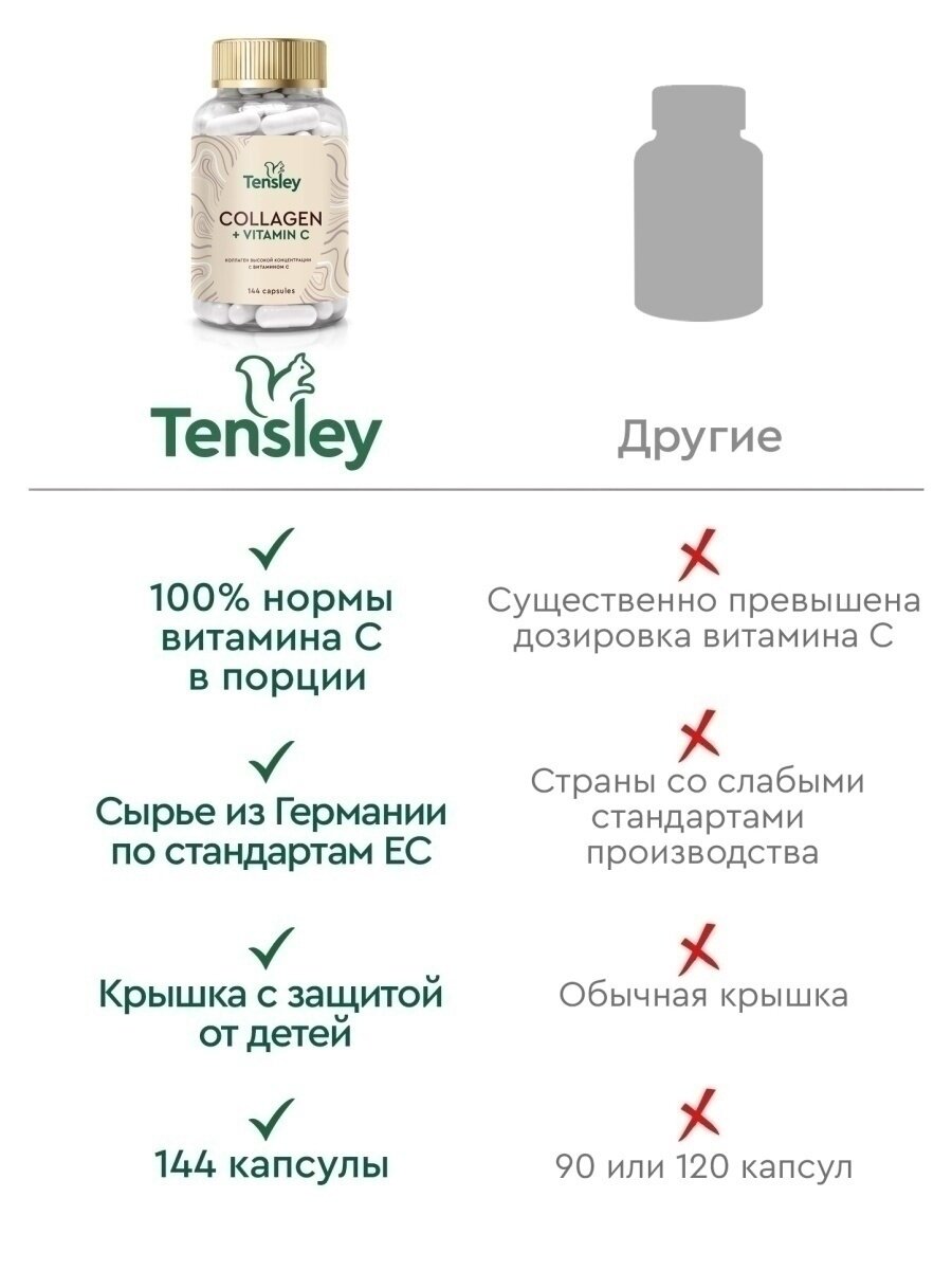 Картинки Коллаген с витамином С для суставов и связок в капсулах 144 шт.