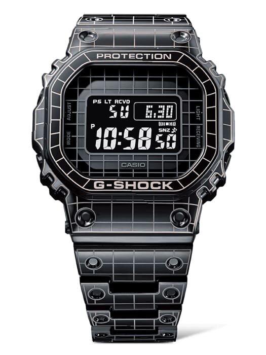 Наручные часы CASIO, черный, белый — фото 1