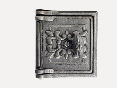 Изображение товара Дверка поддувальная глухая ДП-1 (Б) 130х140 мм, чугун, не крашеная , Балезино