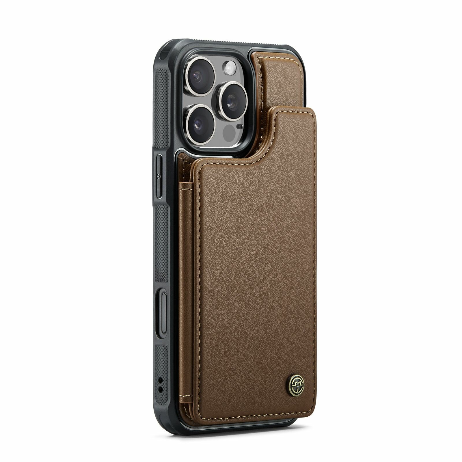 Чехол CaseMe Сard Protection iPhone 16 Pro Max коричневый