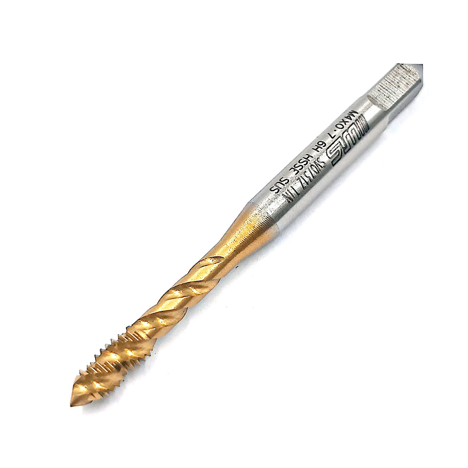 Метчик М4х0,7 6H HSSE винтовой SFT, покрытие-TIN (по стали)