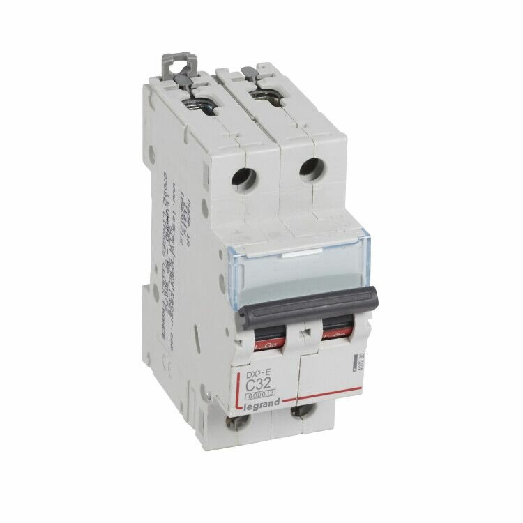 Выключатель автомат. 2-пол. (2P) 32А C 6кА DX3 Legrand