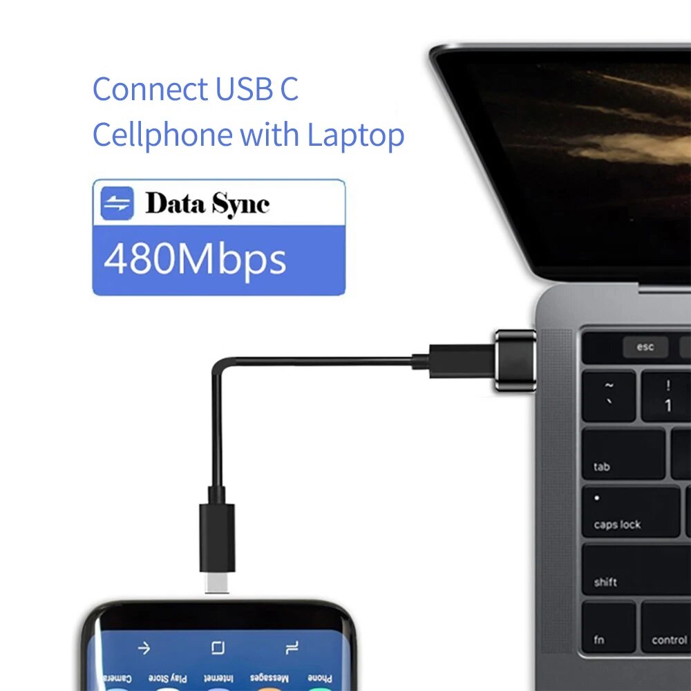 Переходник с USB на Type C OTG, USB Type-c — фото 1