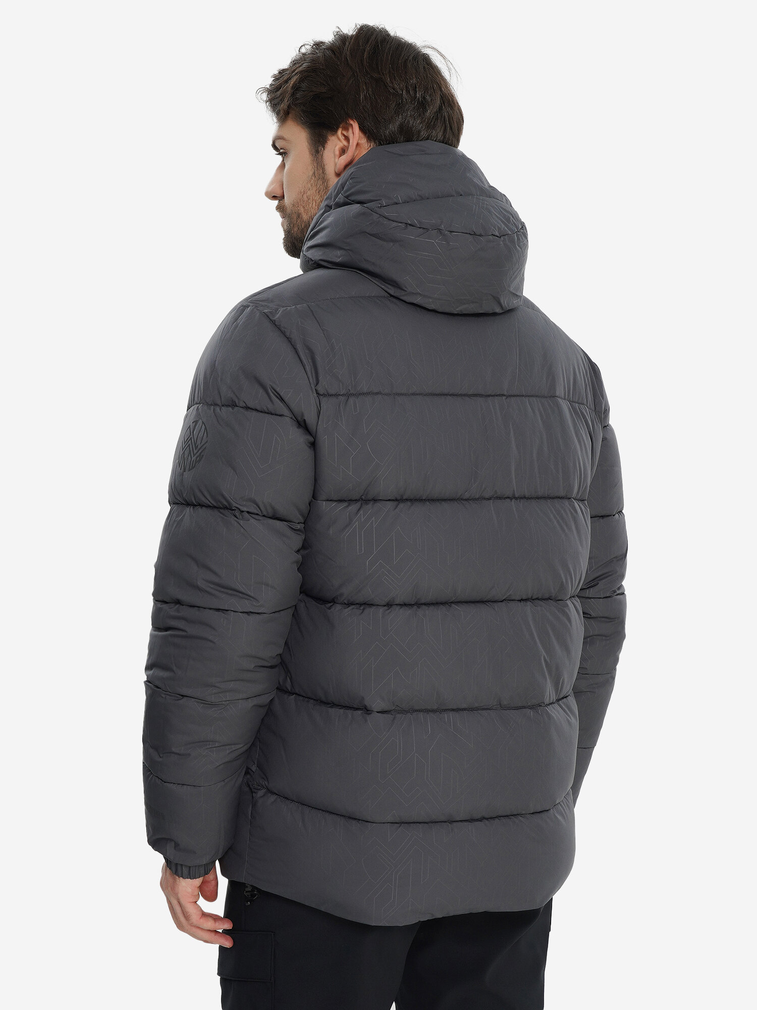 Пуховик OUTVENTURE, размер 56-58, серый — фото 1