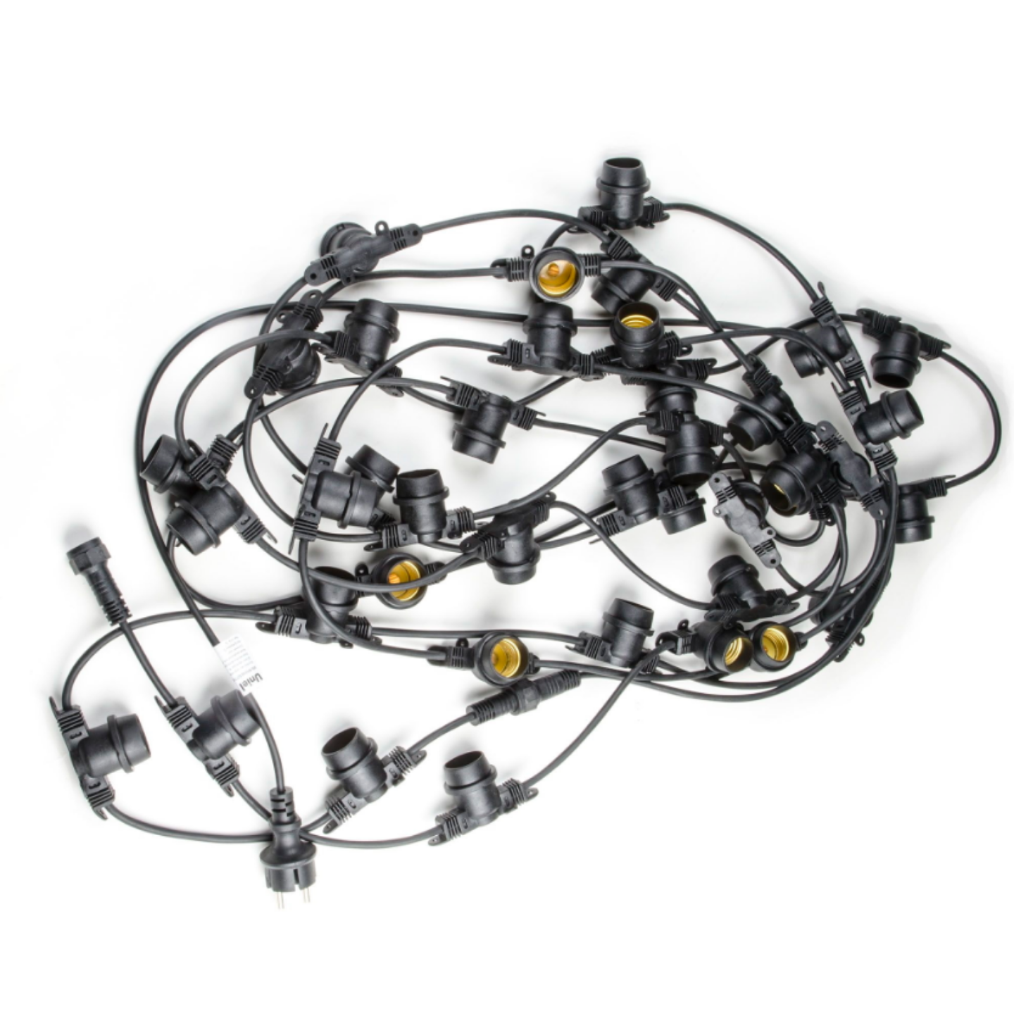 Гирлянда белт-лайт 100м UDL-K120 200/E27/100M IP65 BLACK BELT-LIGHT