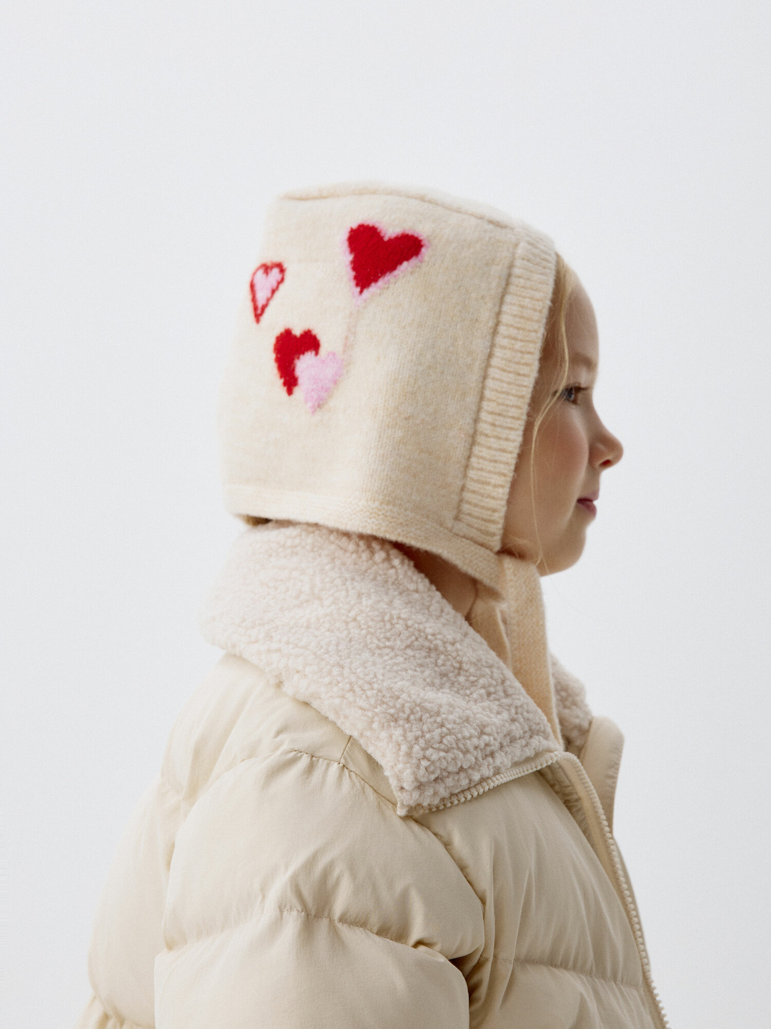 Шапка Sela для девочек размер 54 разноцветный