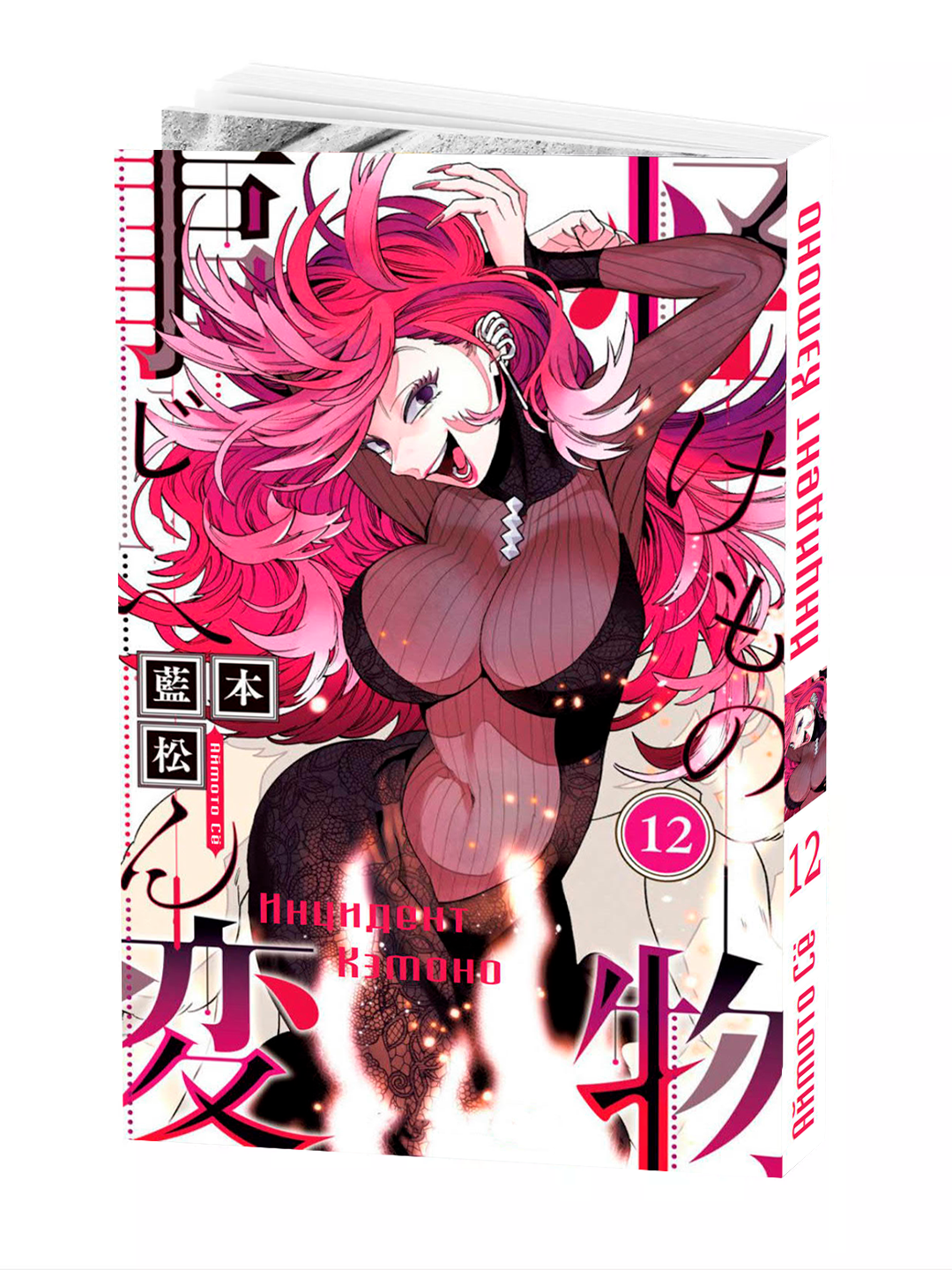 Манга, "Инцидент Кэмоно 12 том" AIMOTO Shou, мягкий переплет.