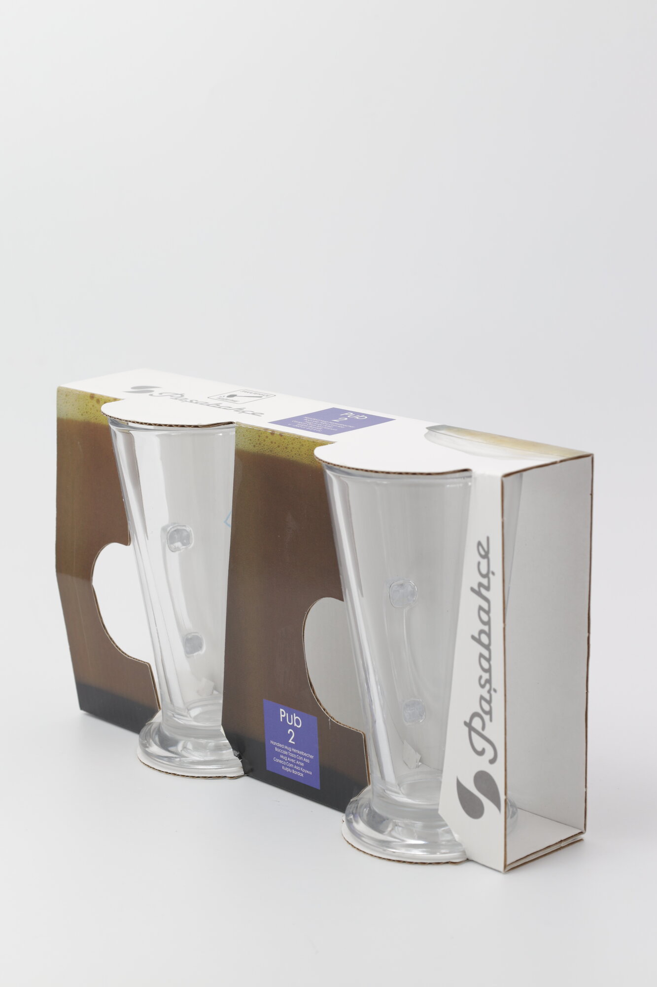 Кружка PASABAHCE ПАБ 55861 263мл 2шт 2х6 1065760 — фото 1