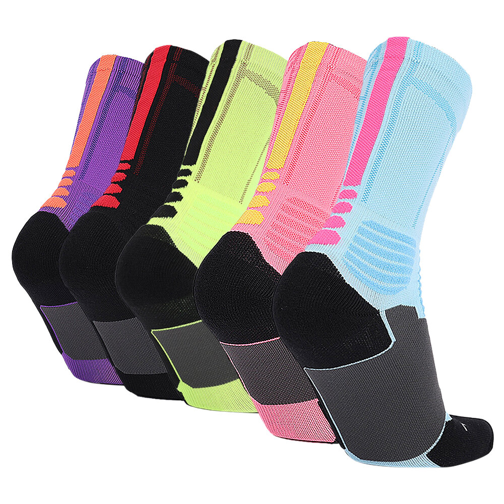 Баскетбольные носки Мужские Женские Дышащие Футбольные носки Спортивные носки Мягкие Спортивные носки