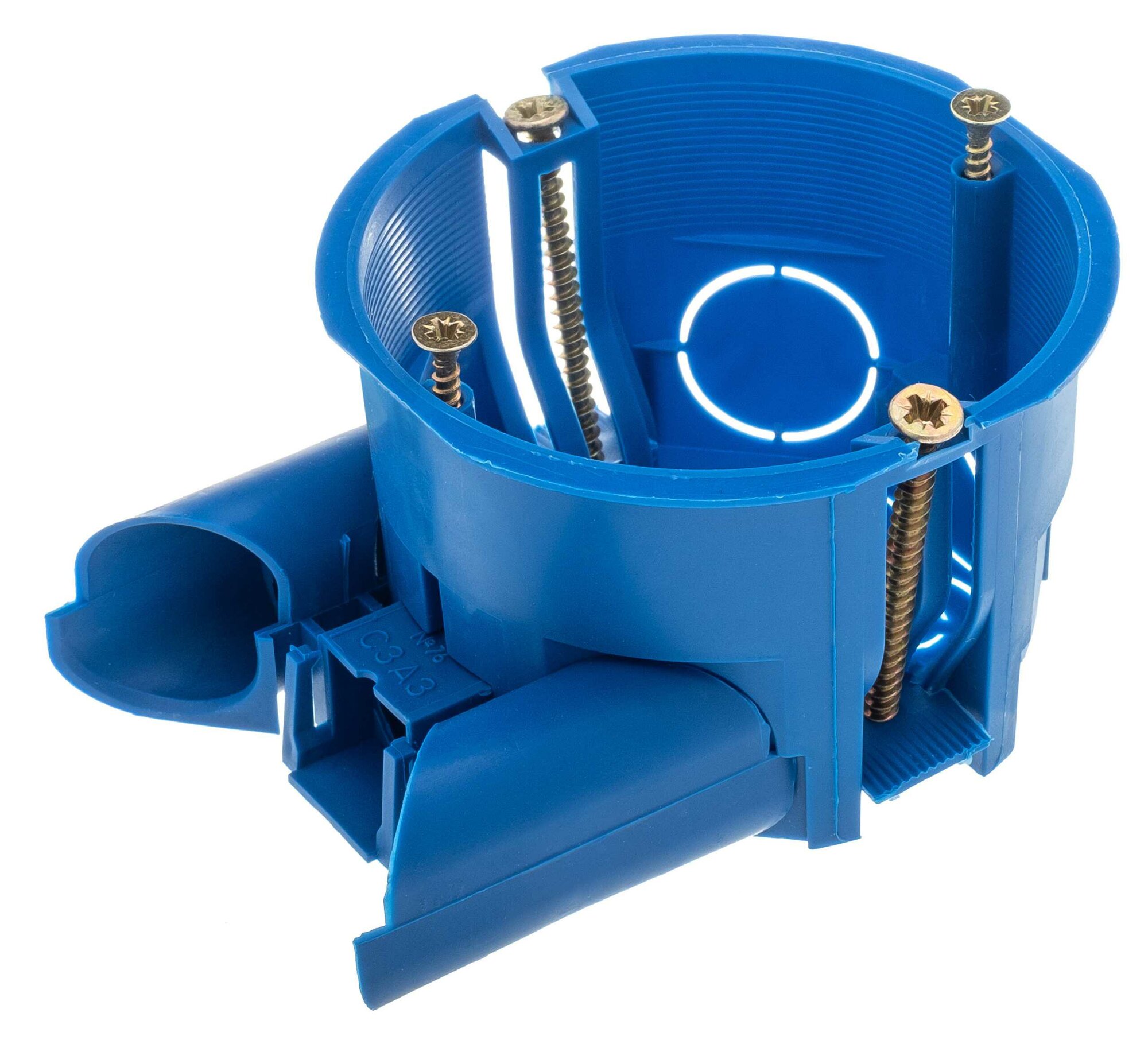 Коробка установочная GUSI С3Е3 КК Евро 68х45 мм для полых стен IP30 синяя