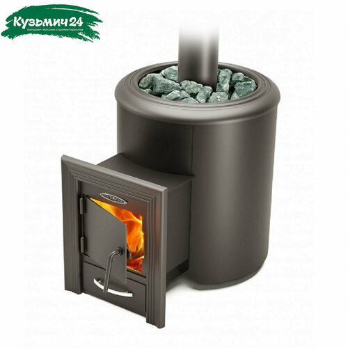 Печь банная TMF Степанида конструкционная сталь, 18 кВт, d115 мм, до 18 куб. м