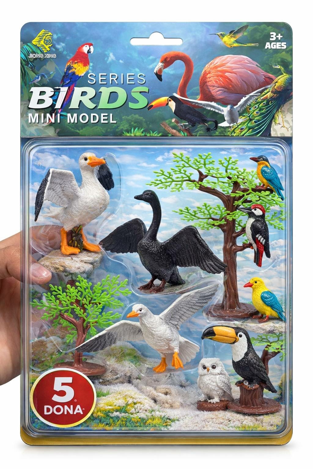 Красивый и реалистичный набор фигурок птиц для детей(игрушка) — фото 1