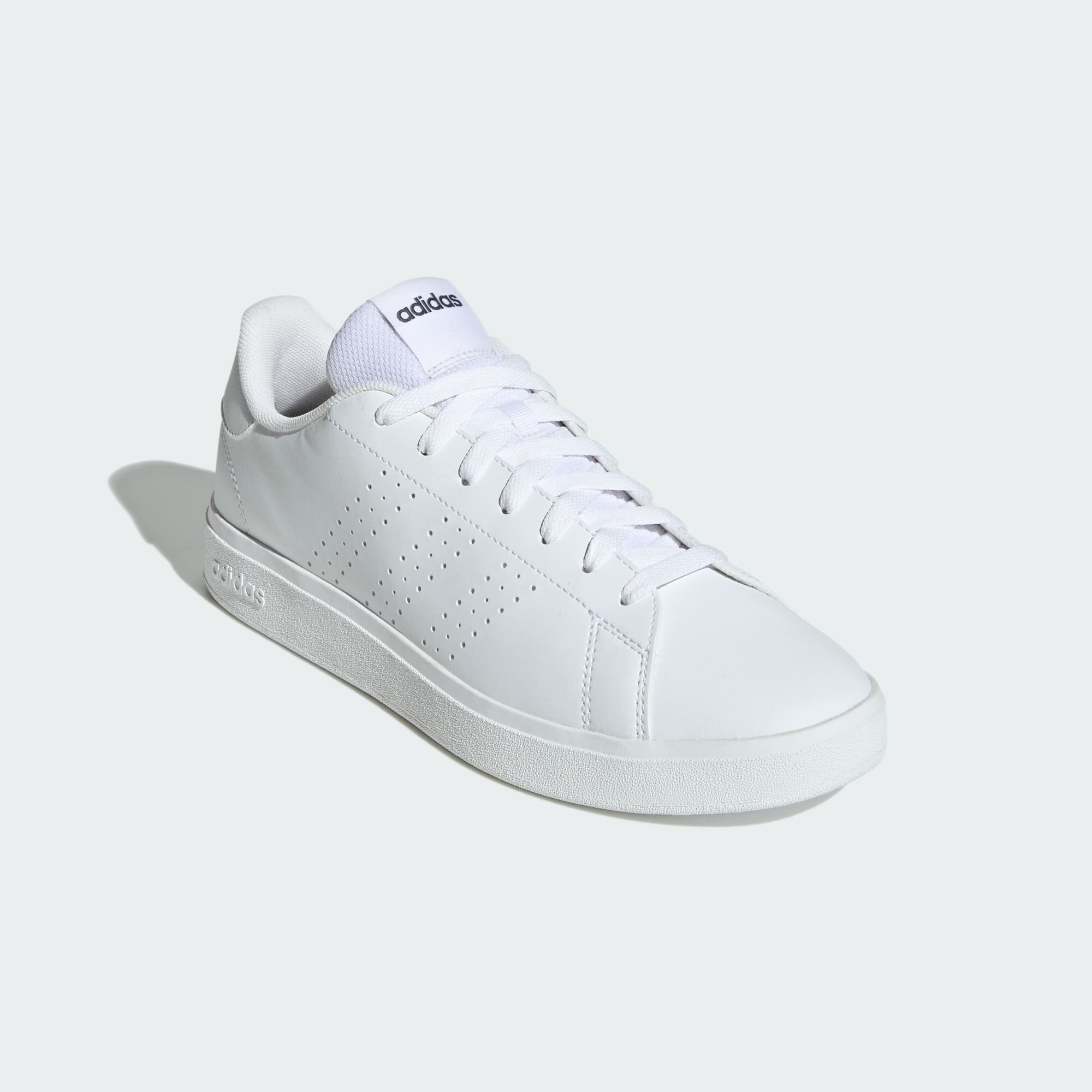 Кеды adidas Advantage Base 2.0, размер 10 UK, белый/темно-синий — фото 1