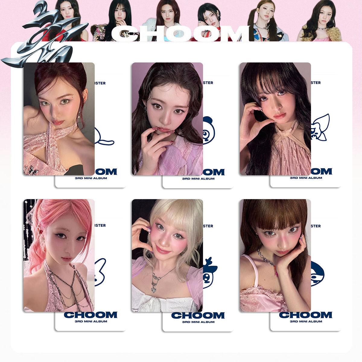 Фотокарточка BABYMONSTER CHOOM Альбом Одиночная Запечатанная Kpop Мерч AHYEON ASA Случайная Карточка