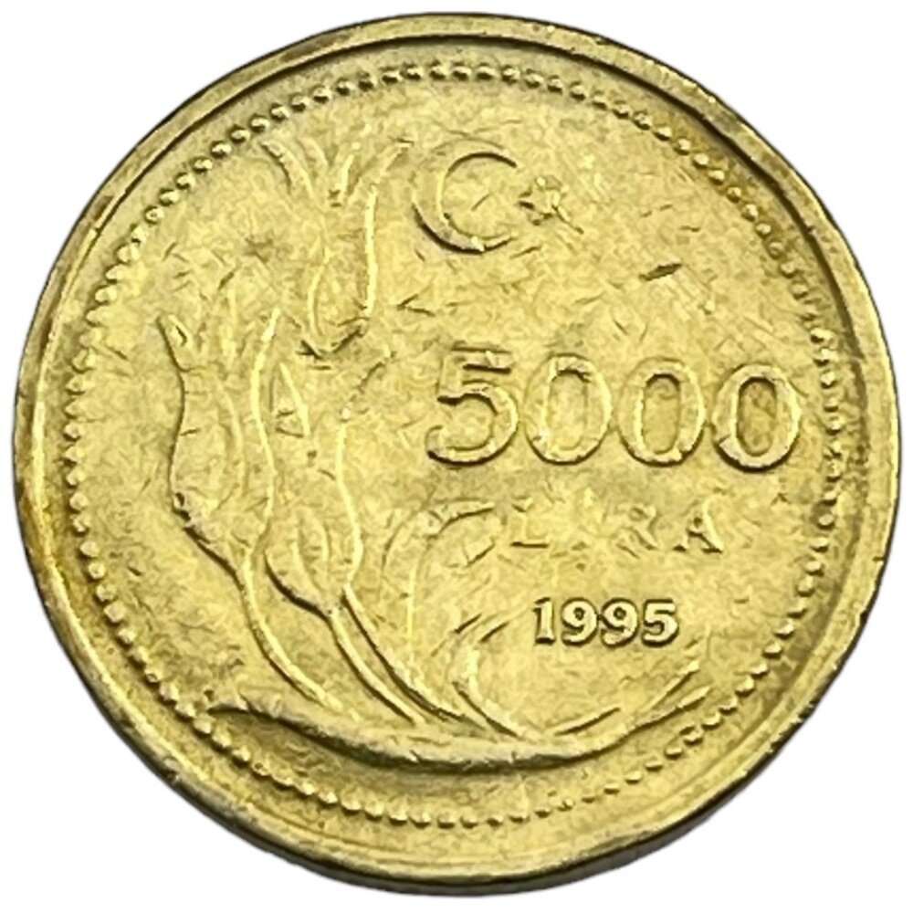 Турция 5000 лир 1995 г.