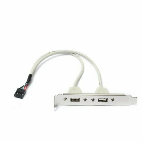 Orient кабели C086L30 Планка портов в корпус 2xUSB 20 длина кабеля 30см oem 31302 567₽