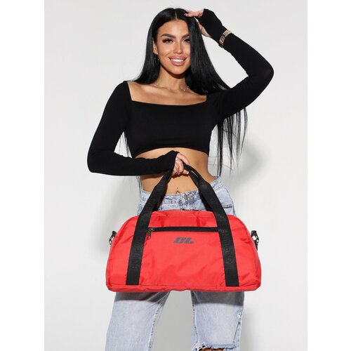 Сумка спортивная Capline, 15 л, 21х22х50 см, ручная кладь, черный