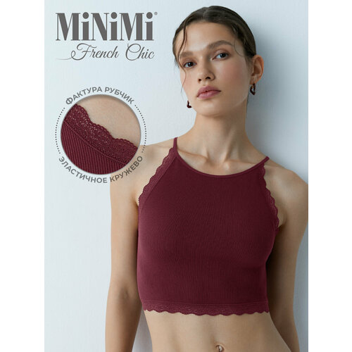 фото Топ minimi, 1 шт., размер 44/46 (s/m), bordo