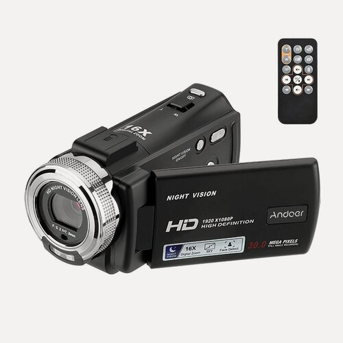 Изображение товара Видеокамеры, Andoer V12, 1080P, 16-кратный цифровой зум, поддержка ночной съемки