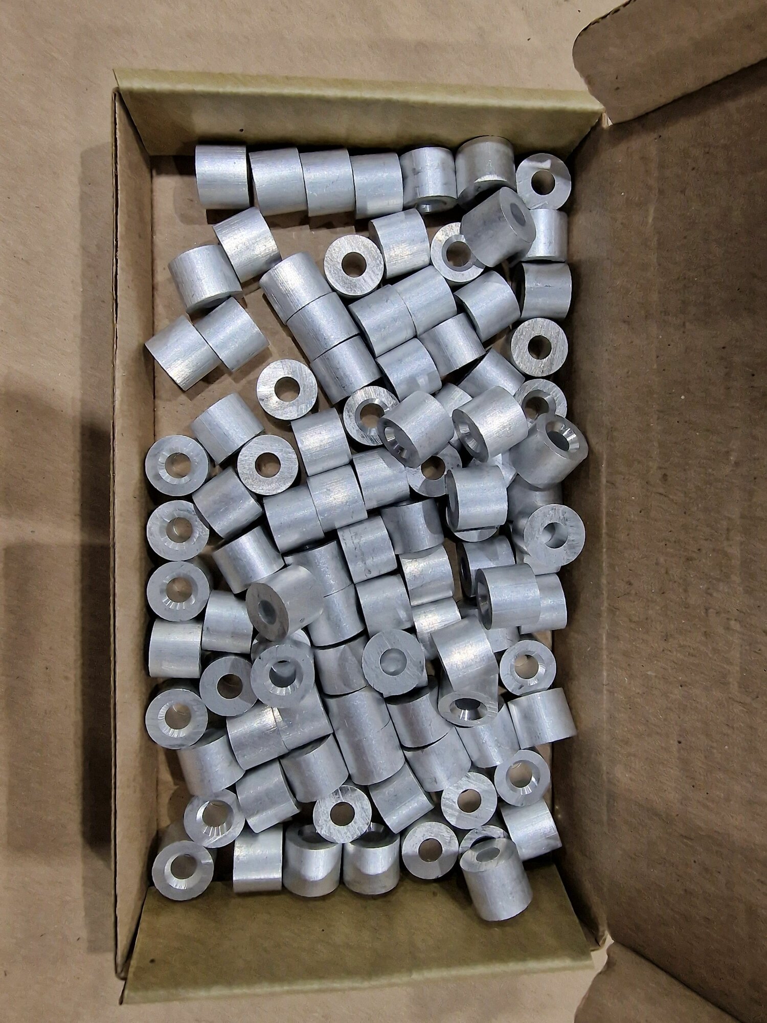 Наконечник троса втулка под опрессовку алюминиевый стоппер М4 (100 штук)