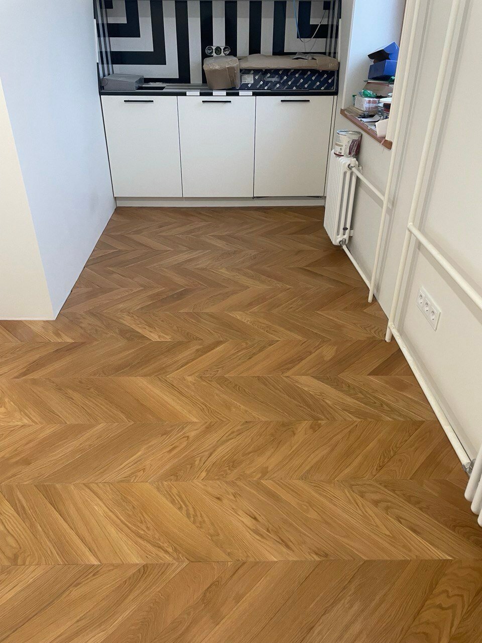 Штучный Паркет Паркет LuxuryFloor "Французская елка", золотистый, дуб, натуральная древесина