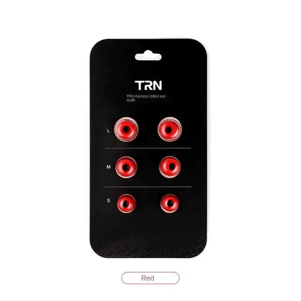 Gootrades силиконовые амбушюры для наушников 3 пары (6 шт.) red-3