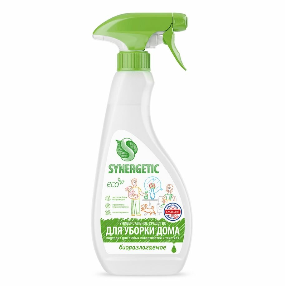 Synergetic Eco Универсальное средство для любых поверхностей и текстиля 05 л