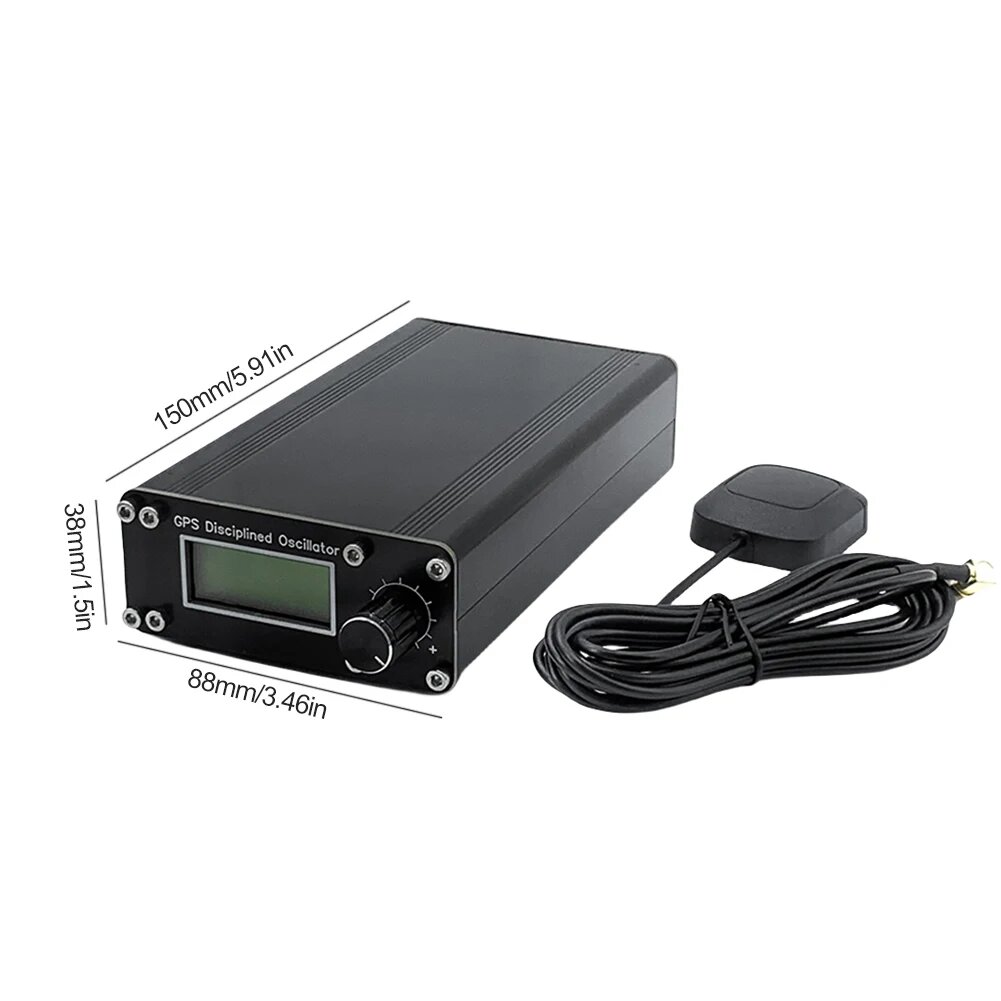 GNSS Дисциплина 10 МГц GPSDO GPS Дисциплинированный генератор Цветной дисплей GNSS GPS Дисциплинированные часы Выход прямоугольной волны, As Picture