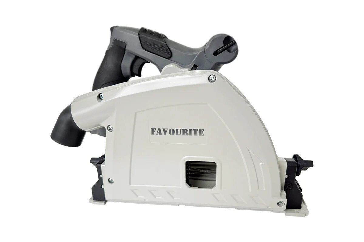Изображение Пила циркулярная погружная FAVOURITE FCS 165GR PROF , диск 165/20 мм, 1200 Вт, 5200 об/мин, 56/42 мм, блокировка вала