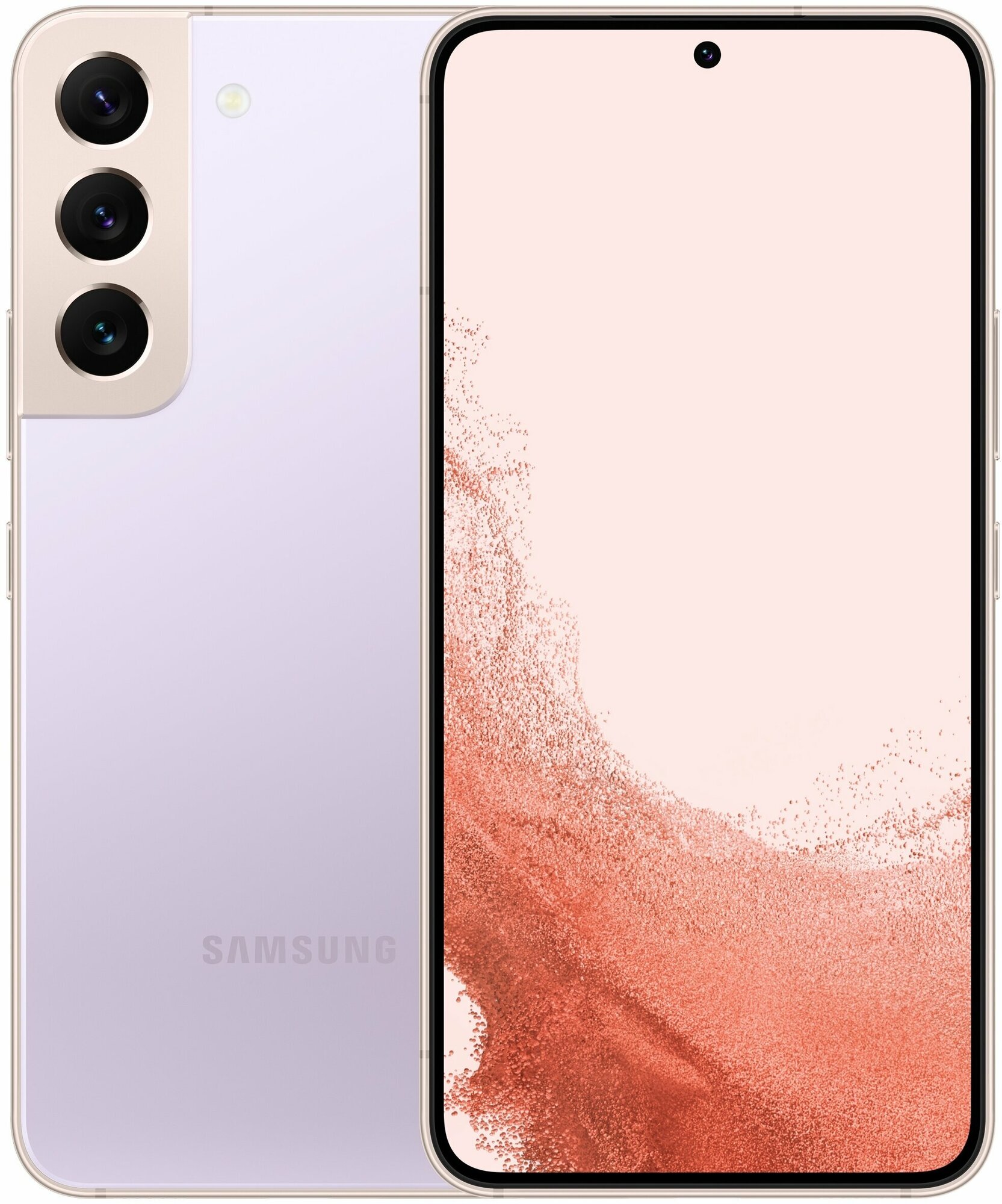 Смартфон Samsung Galaxy S22 8/256 ГБ, Dual: nano SIM + eSIM, Purple (Фиолетовый)
