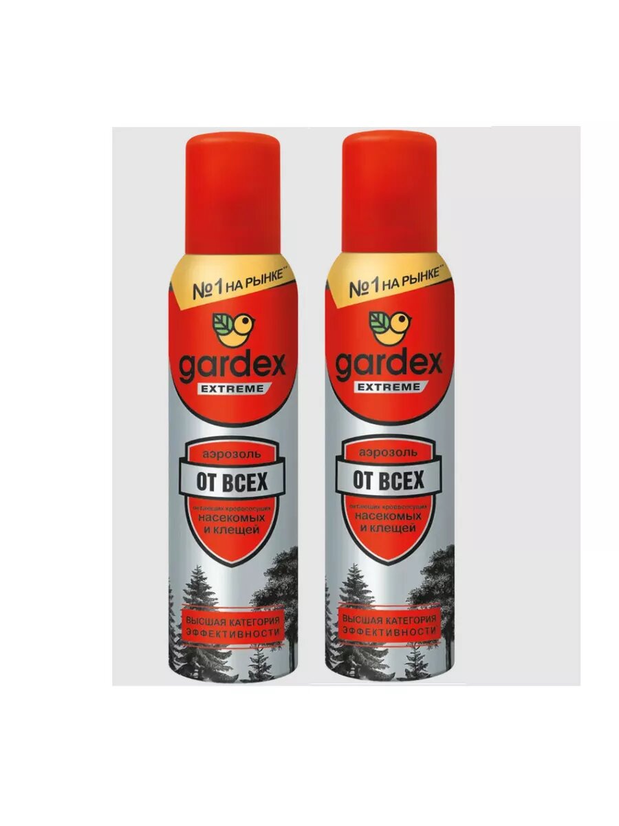 Аэрозоль от насекомых и клещей Gardex 150 мл