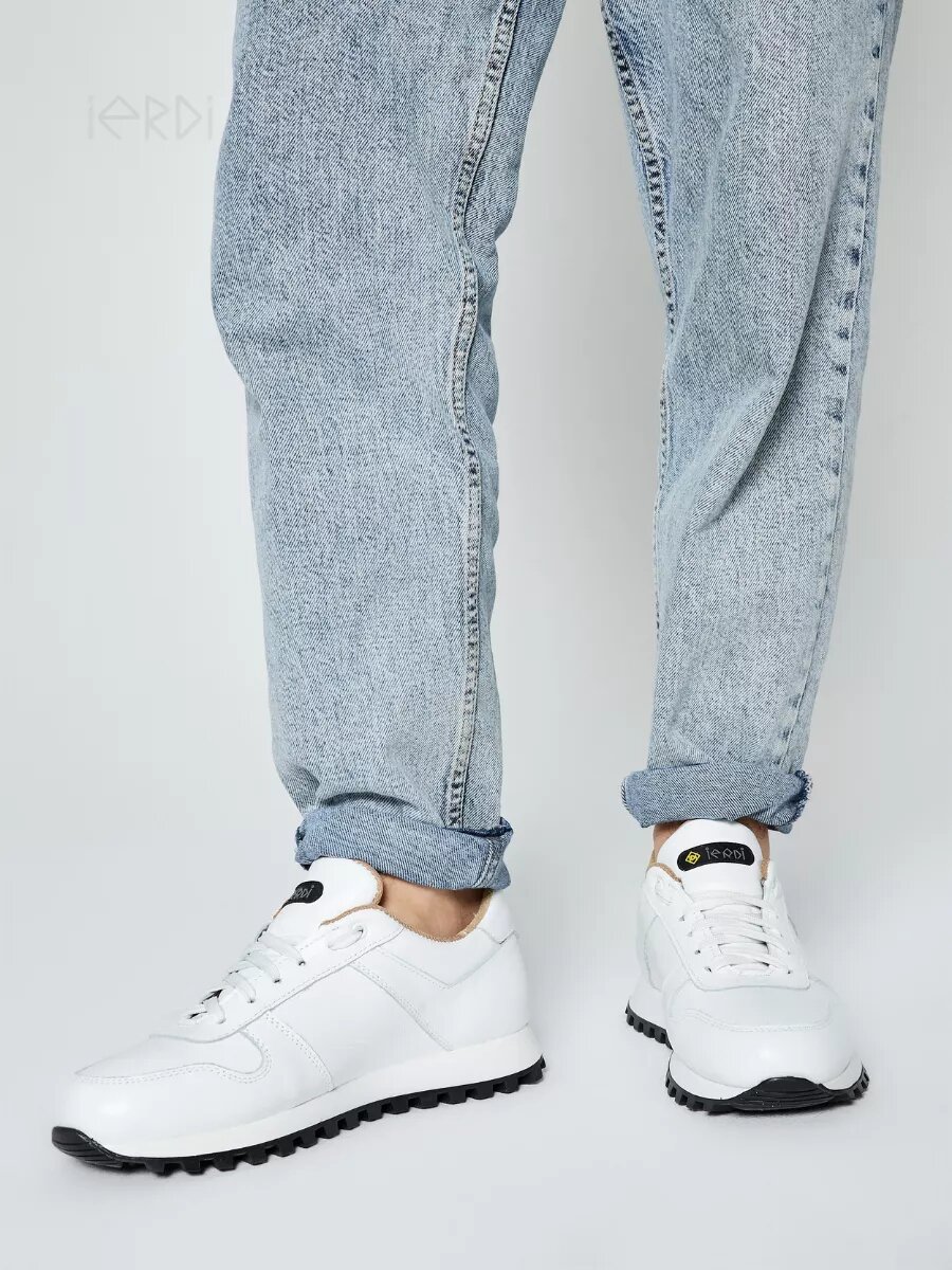 Кроссовки IERDI, полнота 7 (RU)/ на среднюю и широкую стопу, размер 43, белый