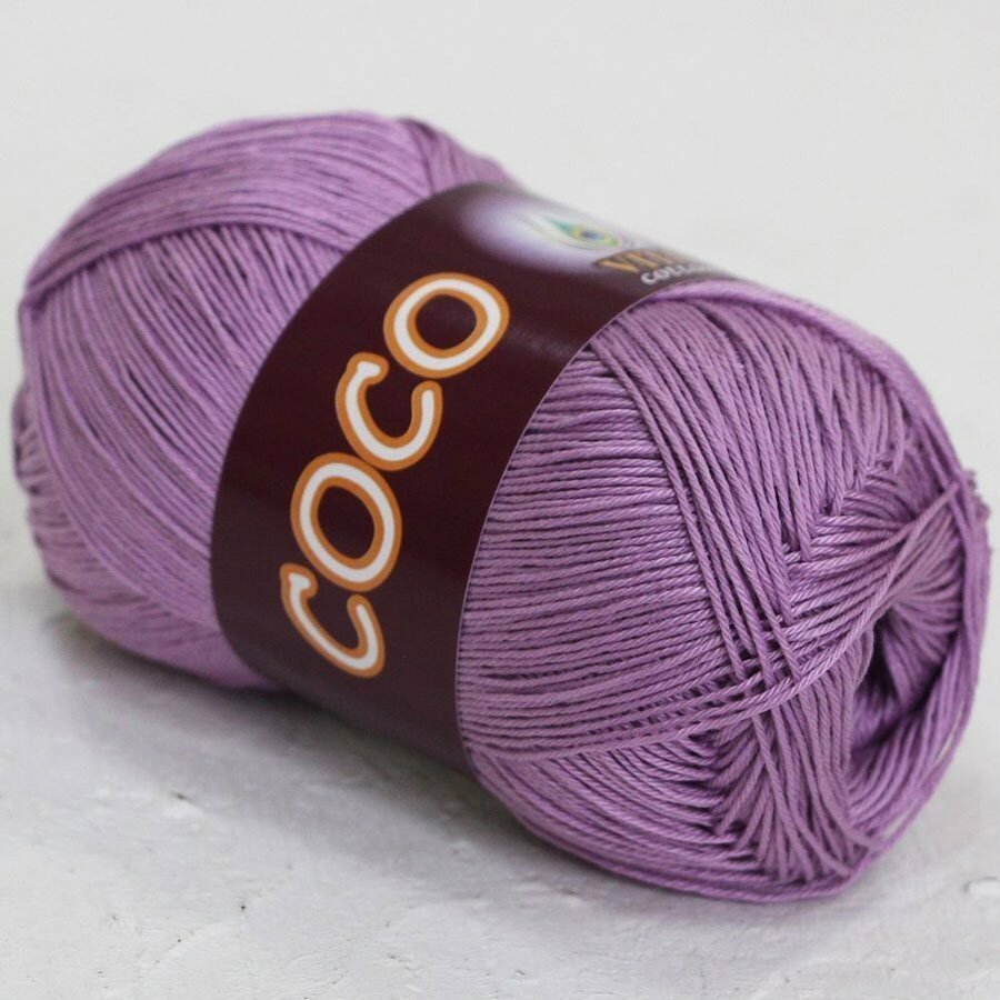 Пряжа Vita cotton COCO 3869 сиреневый (5 мотков)